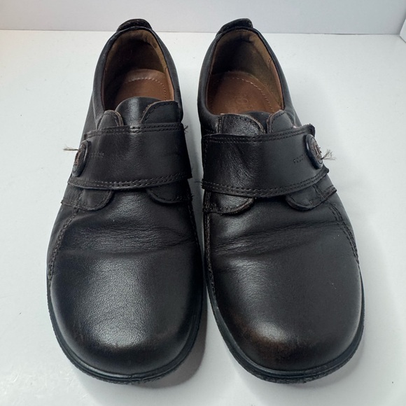 Hotter 'Sugar' Brown Leather Loafers Size 7 - Picture 1 of 8
